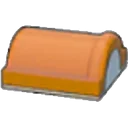 Brick roof decoration