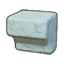 Carved coarse rock