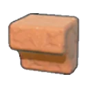 Carved light-brown rock
