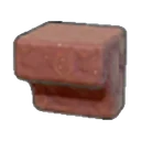 Carved red rock