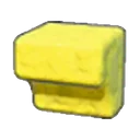 Carved yellow rock