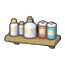 Decorative storage shelf