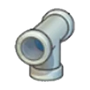 Iron pipe (downward T)