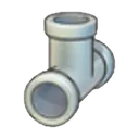 Iron pipe (upward T)