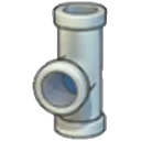 Iron pipe (vertical T)