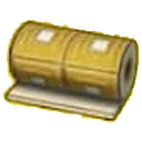 Stylish gold wall (wallpaper)