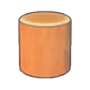 Upright log