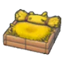 Wooden bed