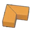 Wooden border (corner)