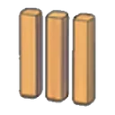 Wooden posts