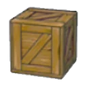 Worn wooden crate