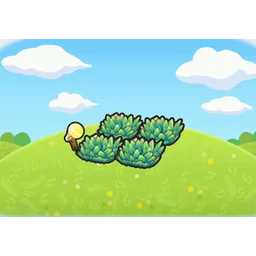 Illuminated tall grass