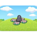 Grave with flowers