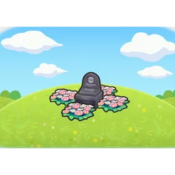 Grave with flowers