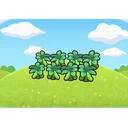 Fresh veggie field