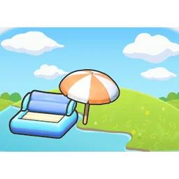 Floating in the shade