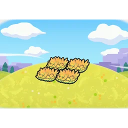 Elevated yellow tall grass