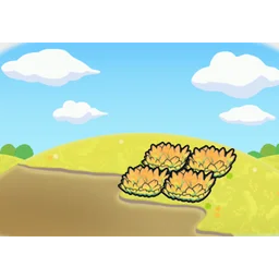 Marshy yellow tall grass