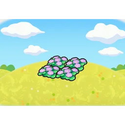 Breezy flower bed