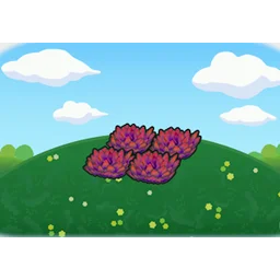 Red tall grass