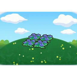 Graceful flower bed
