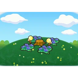 Flower Garden Stump Stage