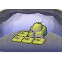 Mossy boulder