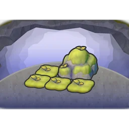 Mossy boulder