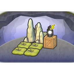 Creepy white rocks