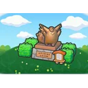 Bronze landmark