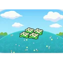 Fluffy flower bed