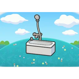 Simple bathroom