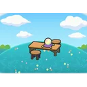 Fortune-teller's table
