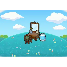 Moisturizing makeup stand