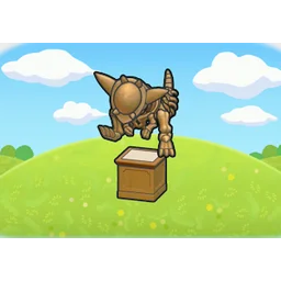 Headbutt fossil display