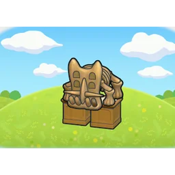 Shield Fossil display