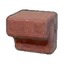 Carved red rock