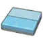 Flat stone roof