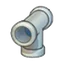 Iron pipe (downward T)