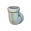 Iron pipe (upward curve)