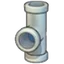 Iron pipe (vertical T)