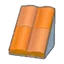 Pitched brick roof