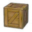Worn wooden crate